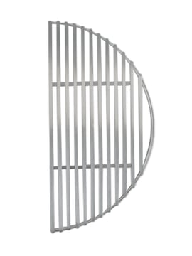 Grille demi-lune en acier inoxydable