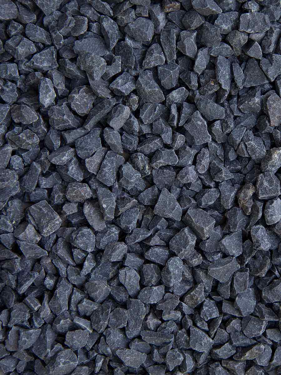 Gravier Décoratif Concassé Basalte Noir 8-11mm 20kg