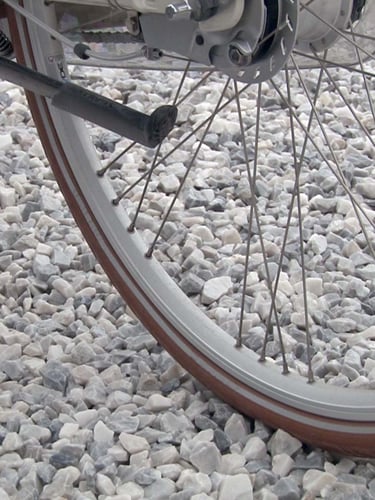 Easygravel 3XL Kiesgitter Schwarz verlegt