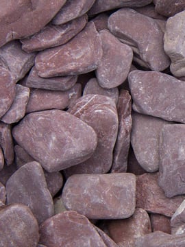 Flat pebbles violet 30 - 60mm