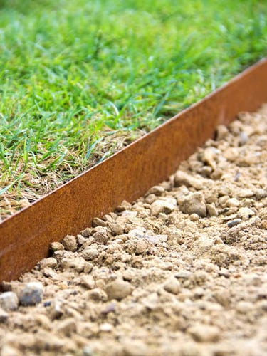 Multi-Edge METAL Lawn Edging Corten Steel 100x17,5cm