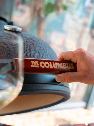 The Columbus Pro Line Large Kamado Gris Urban Completa